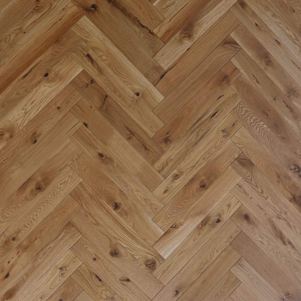 Английская елка PolarWood Дуб COTTAGE UNTREATED HB (1,08 м2)